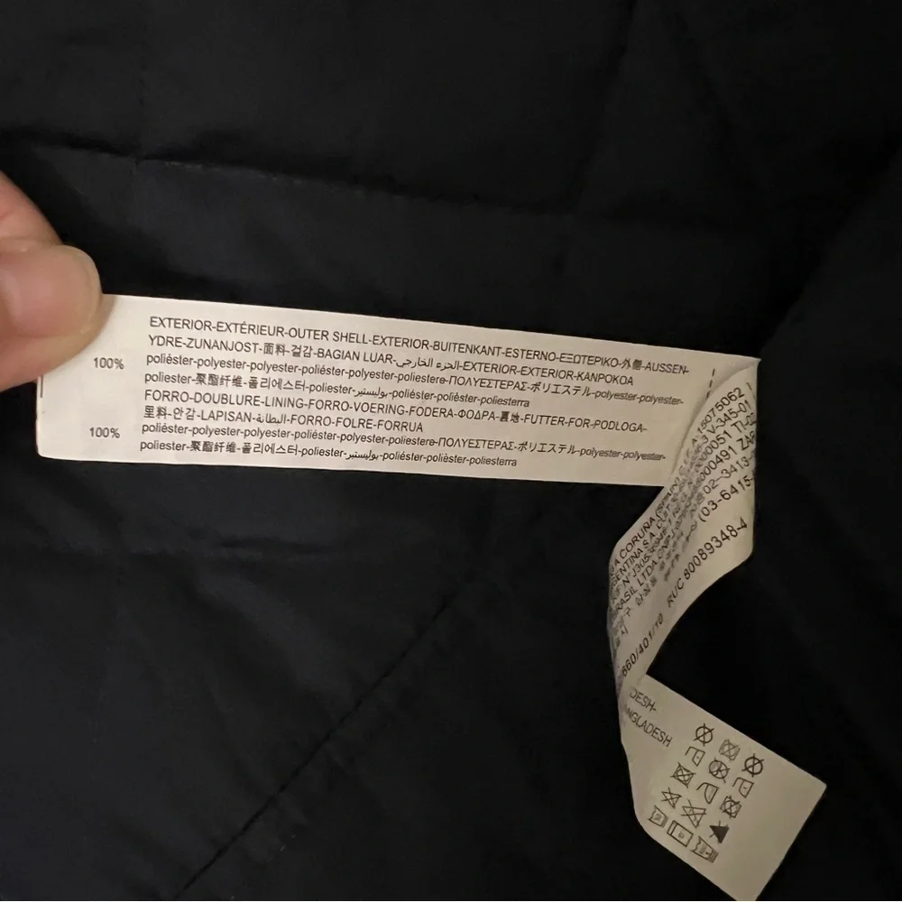 Zara|Kids Navy Quilted Puffer Jacket- Size 10